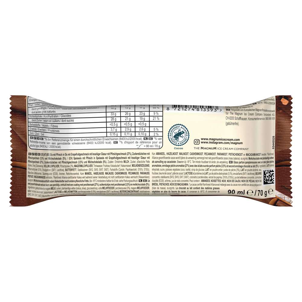 Produktabbildung Langnese Magnum Stiel-Eis, La Peche