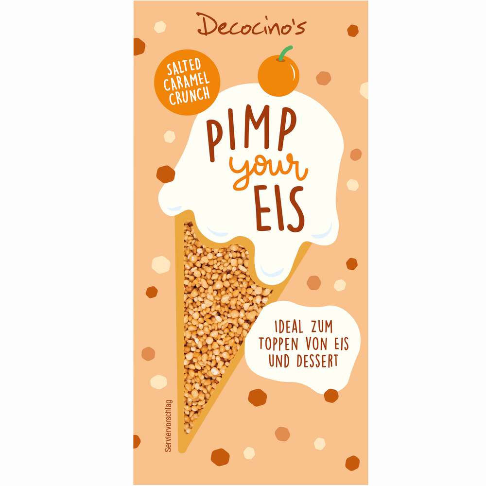 Produktabbildung Decocino Eis-Topping Salted Caramel Crunch
