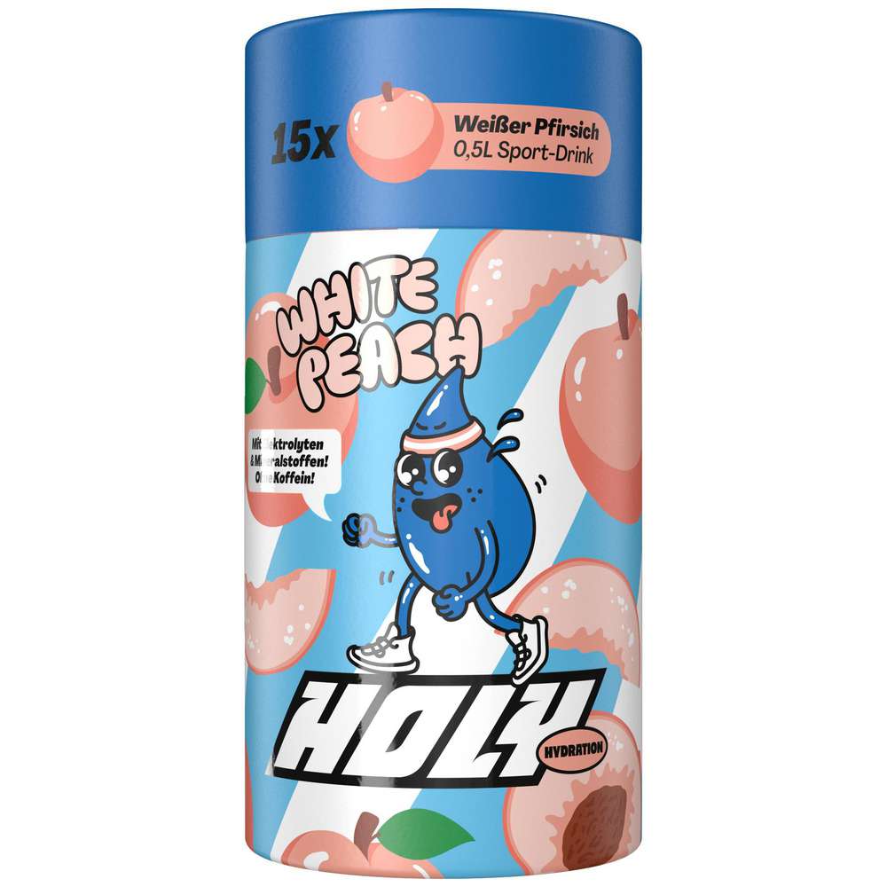 Produktabbildung HOLY Energy Sport-Drink Weißer Pfirsich 
