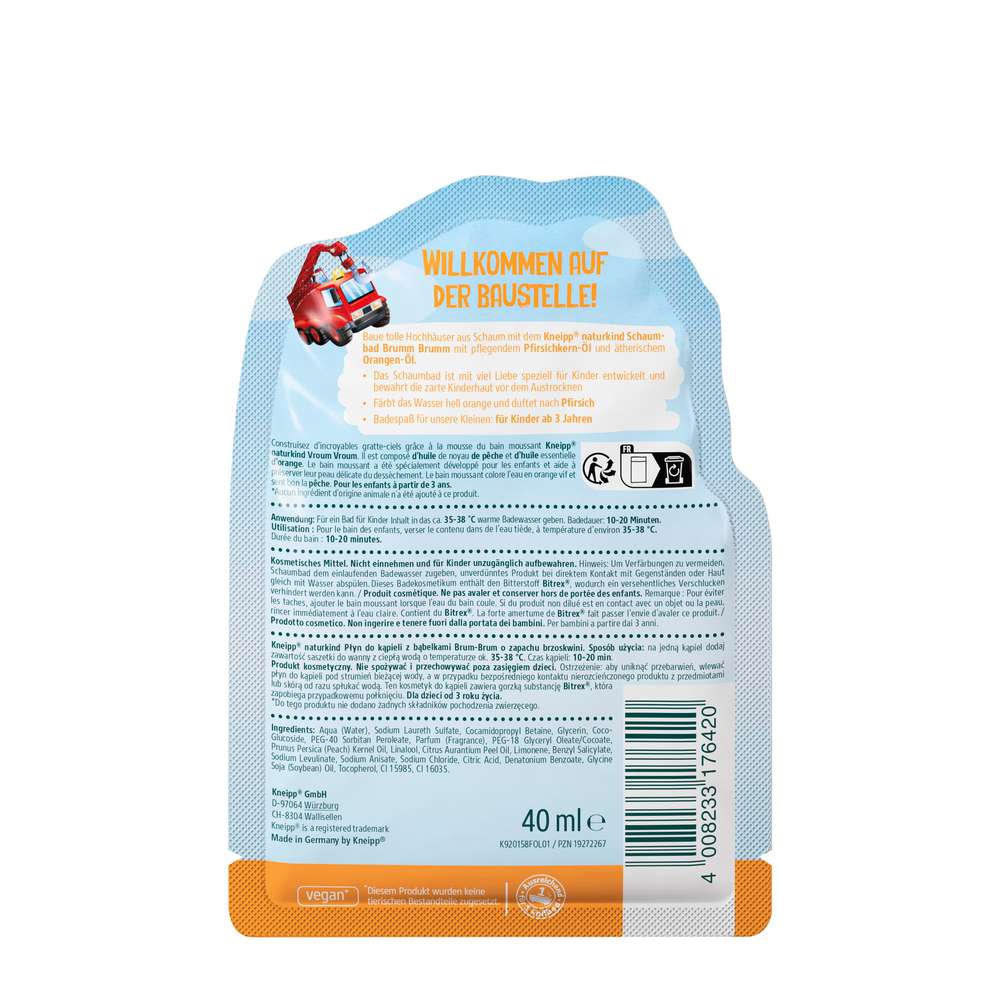 Produktabbildung Kneipp Naturkind Schaumbad Brumm Brumm