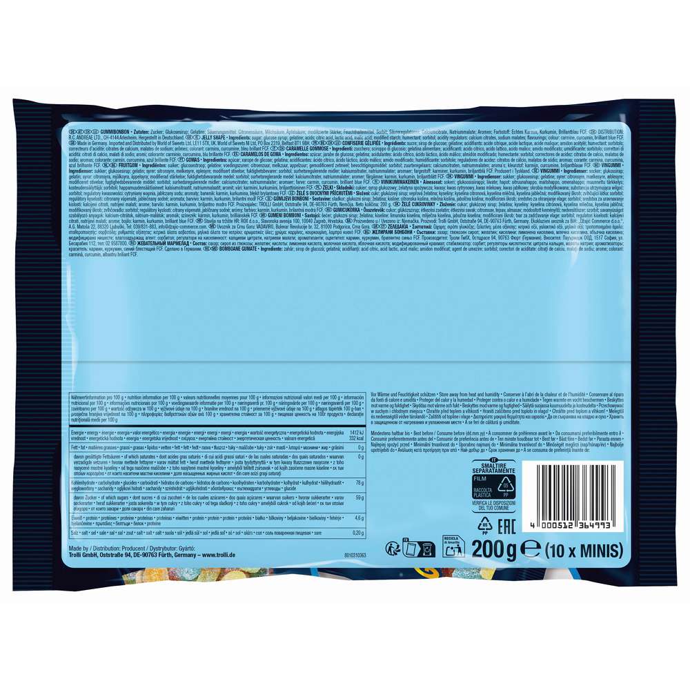 Produktabbildung Trolli Saure Glühwürmchen Minis