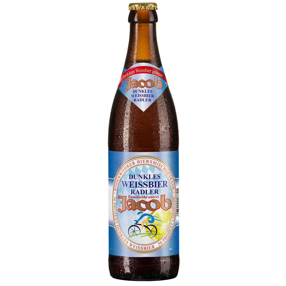 Produktabbildung Jacob Biermischgetränk Weißbier-Radler