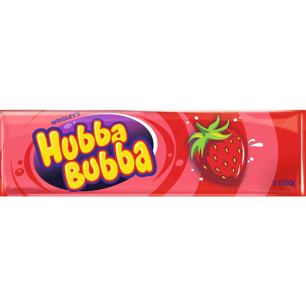 Produktabbildung Hubba Bubba Kaugummi, Strawberry
