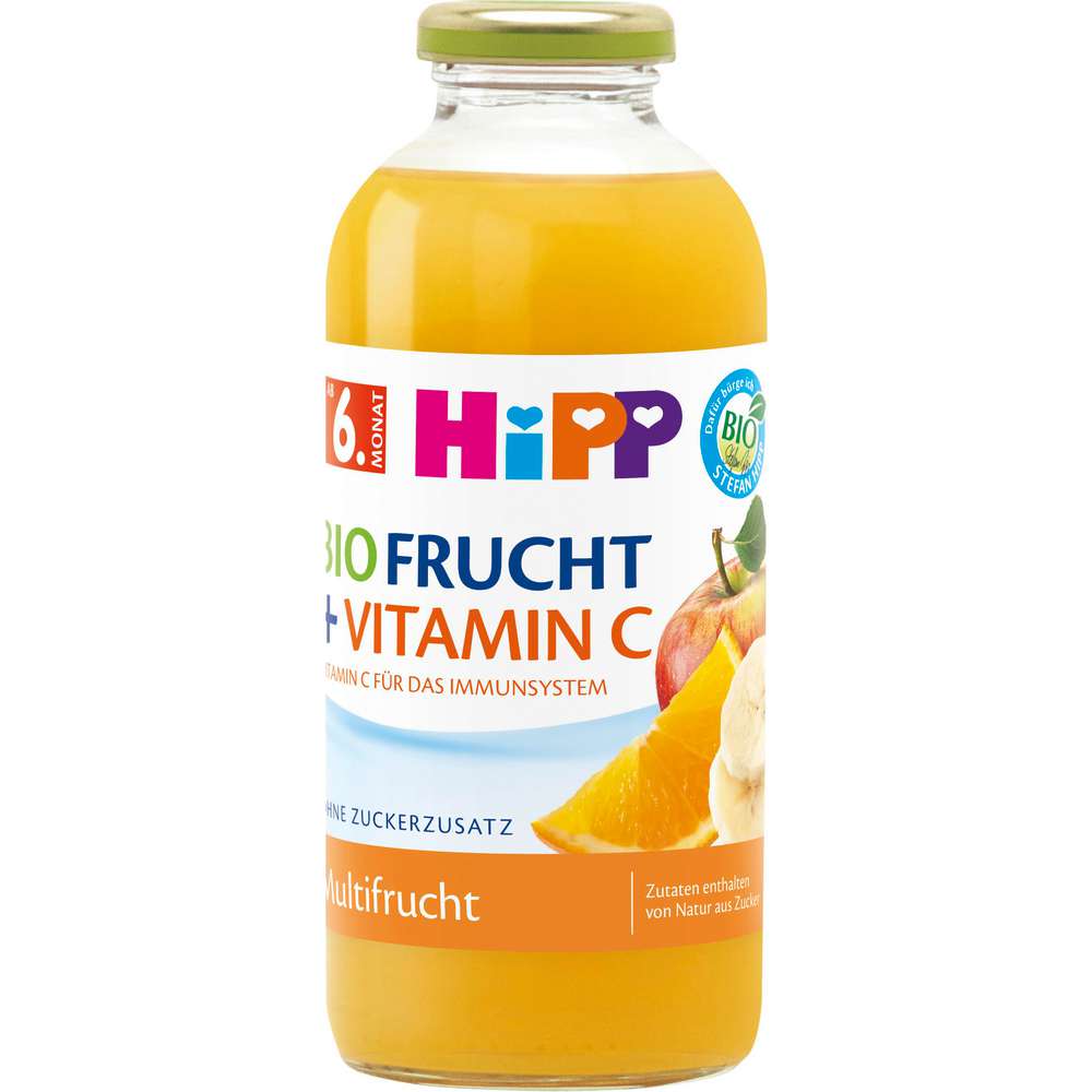 Produktabbildung Hipp Bio Fruchtsaft + Vitamin C, Multifrucht