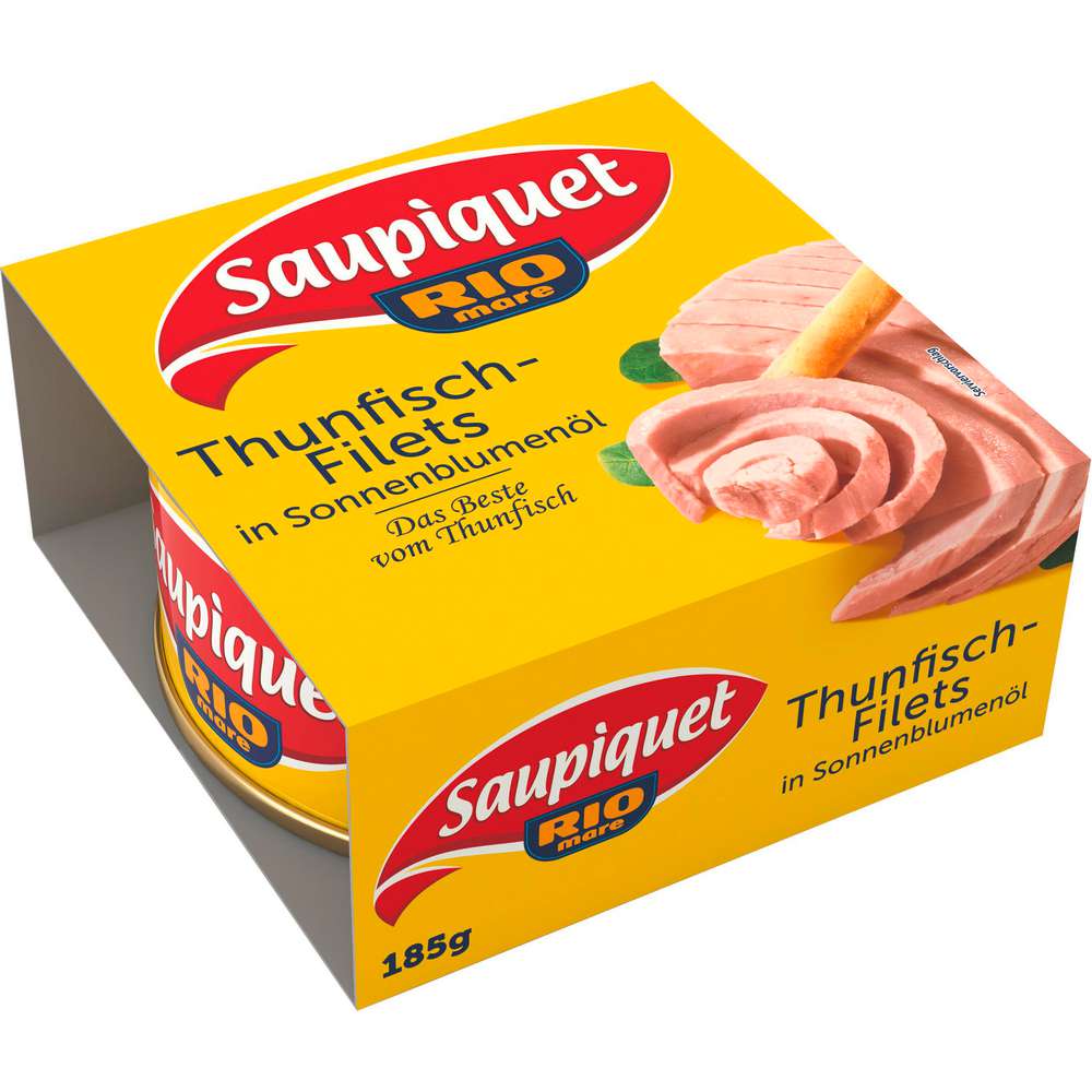 Produktabbildung Saupiquet Thunfischfilets in Sonnenblumenöl
