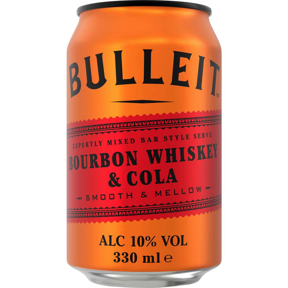 Produktabbildung Bulleit Bourbon Whiskey & Cola 10%