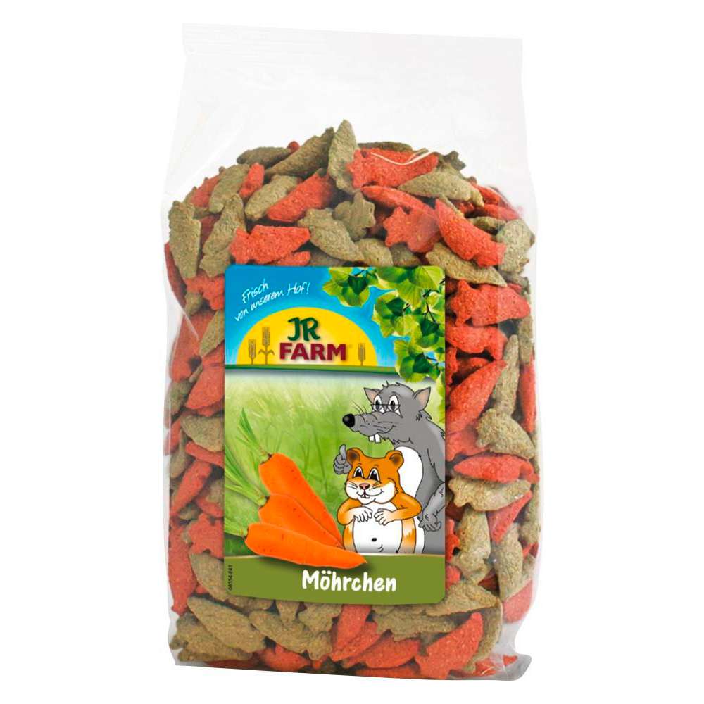Produktabbildung JR Farm Nager Ergänzungsfuttermittel Möhrchen