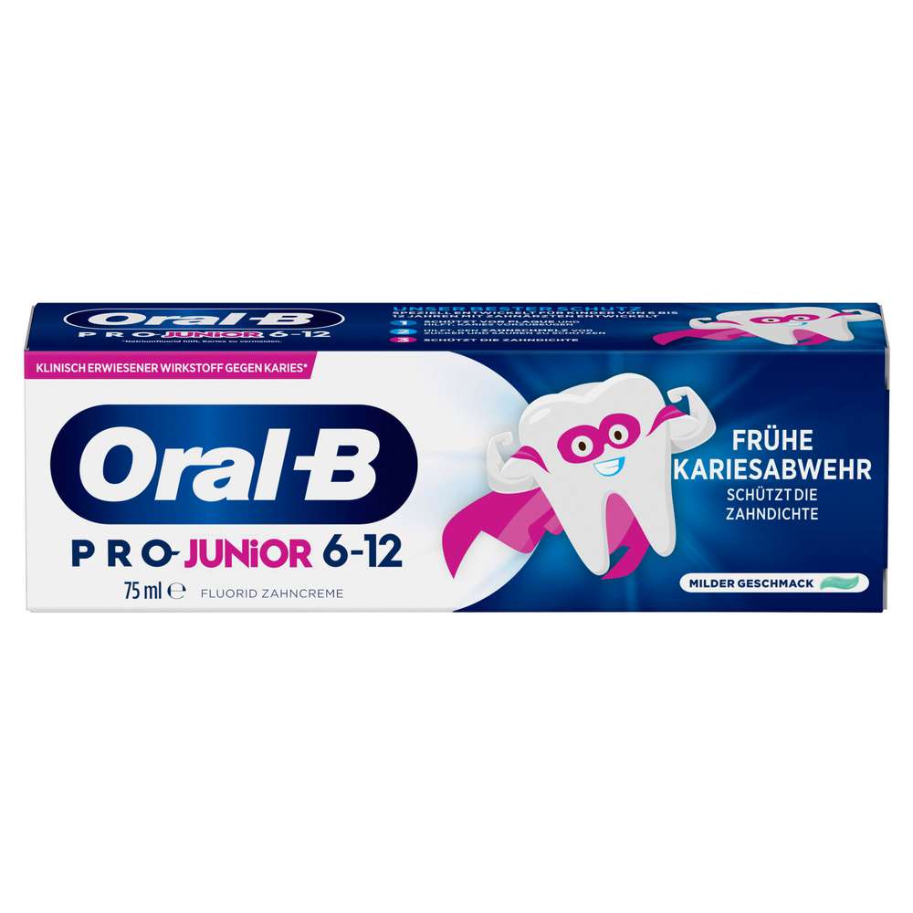 Produktabbildung Oral-B Zahncreme Pro-Junior, Frühe Kariesabwehr