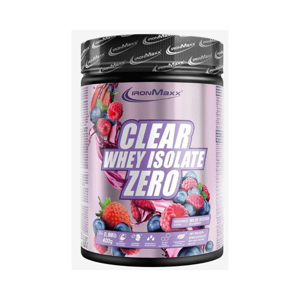 Produktabbildung IronMaxx Clear Whey Isolate Zero, Berries