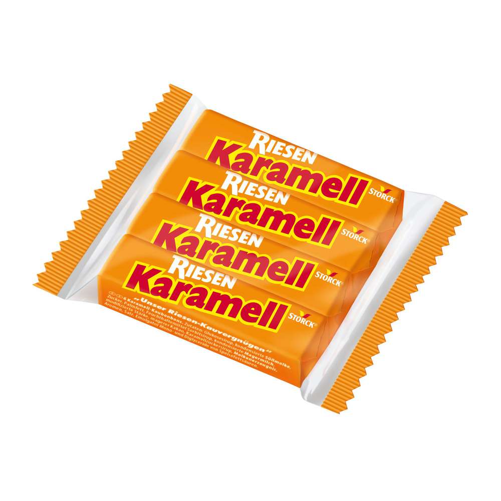 Produktabbildung Riesen Karamell Kaubonbons