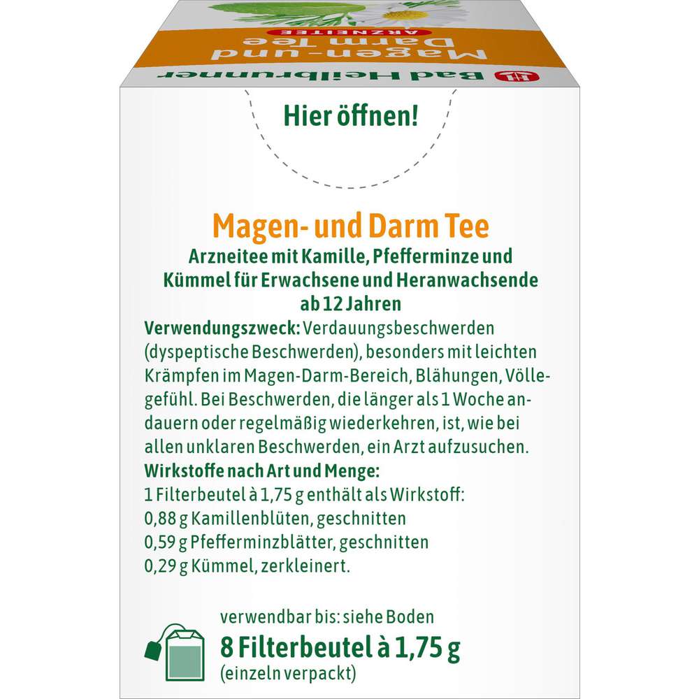 Produktabbildung Bad Heilbrunner Magen-Darm Tee