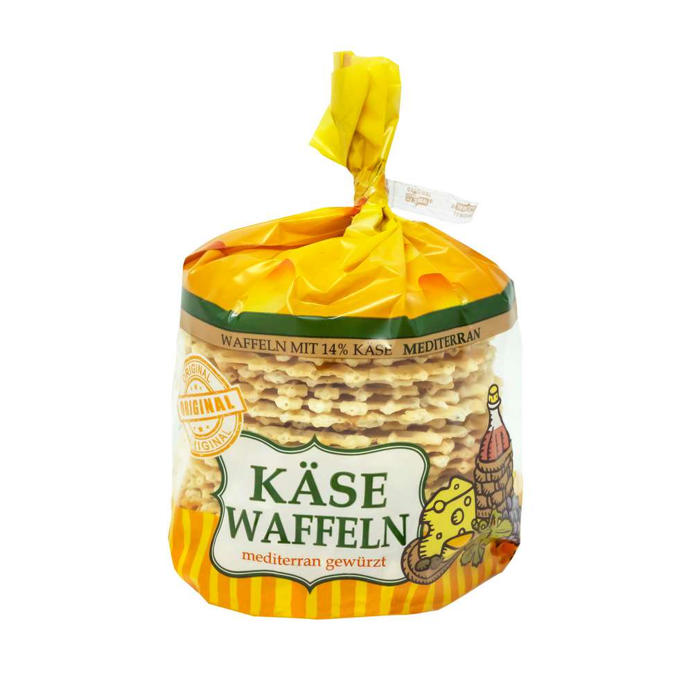 Produktabbildung International Sweet Käsewaffeln Mediterran gewürzt