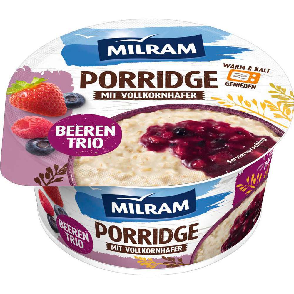 Produktabbildung Milram Porridge BeerenTrio