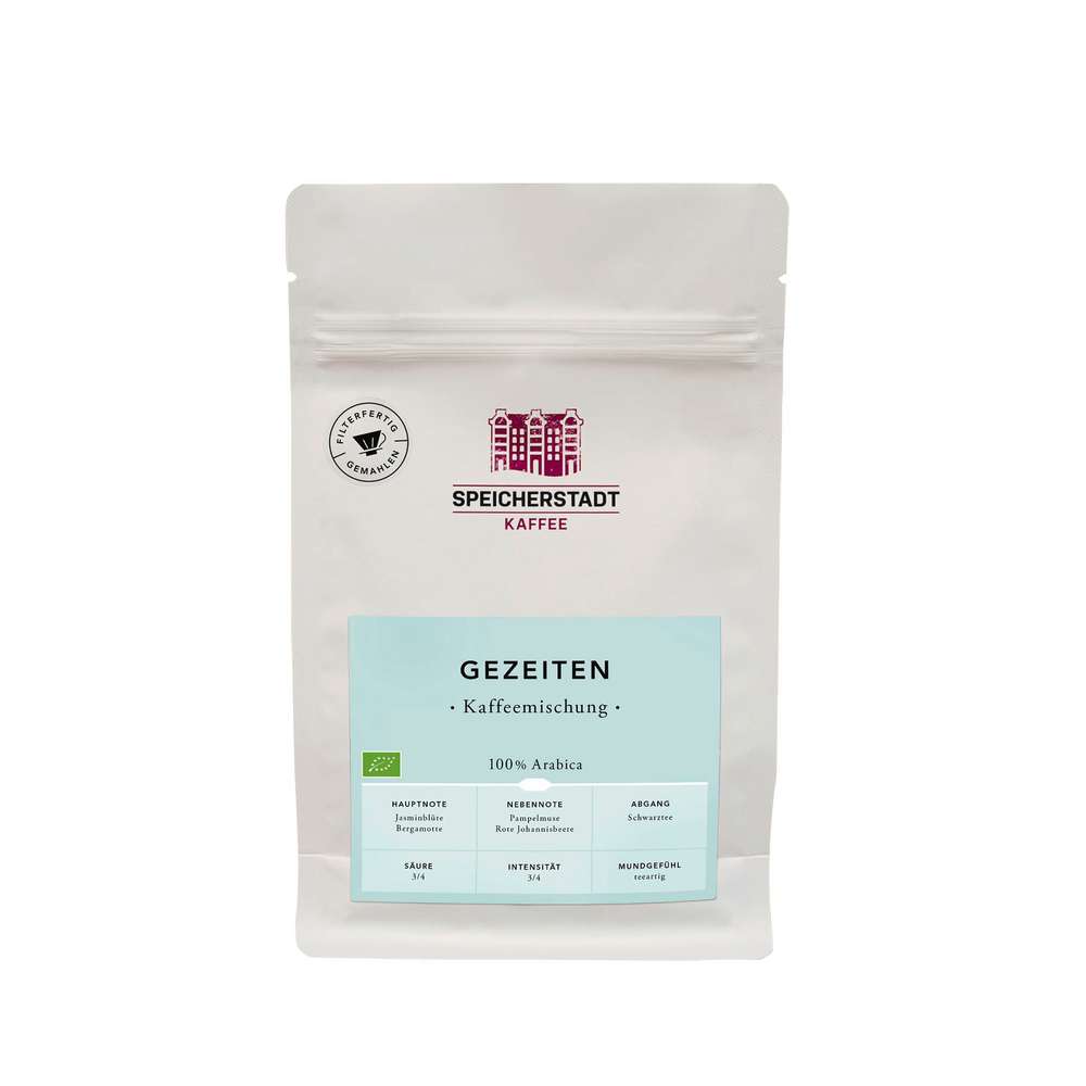 Produktabbildung Speicherstadt Kaffee Kaffeemischung Gezeiten, gemahlen