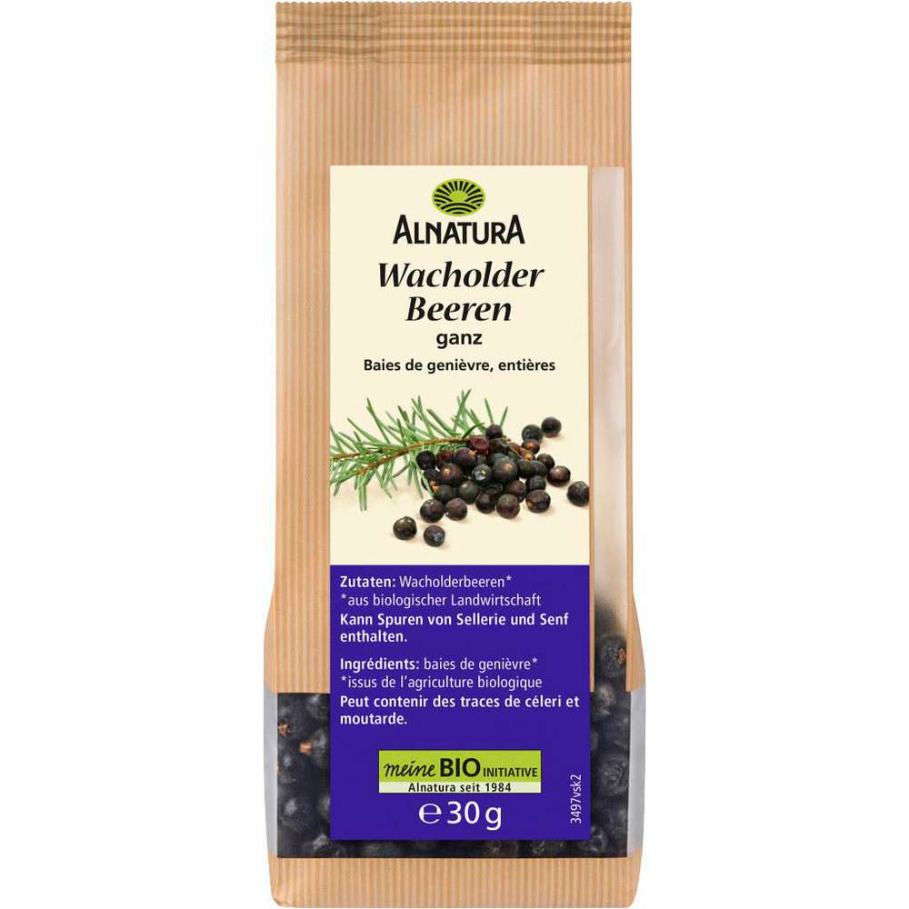 Produktabbildung Alnatura Bio Wacholderbeeren, ganz