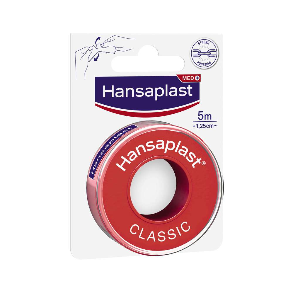 Produktabbildung Hansaplast Fixier Pflaster, 5 m x 1,25 cm