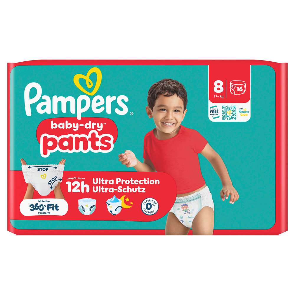 Produktabbildung Pampers Baby Pants Baby Dry Gr.8 17+ kg
