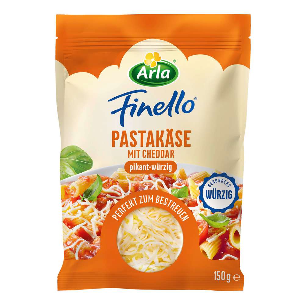 Produktabbildung Arla Finello Käse gerieben, Pasta