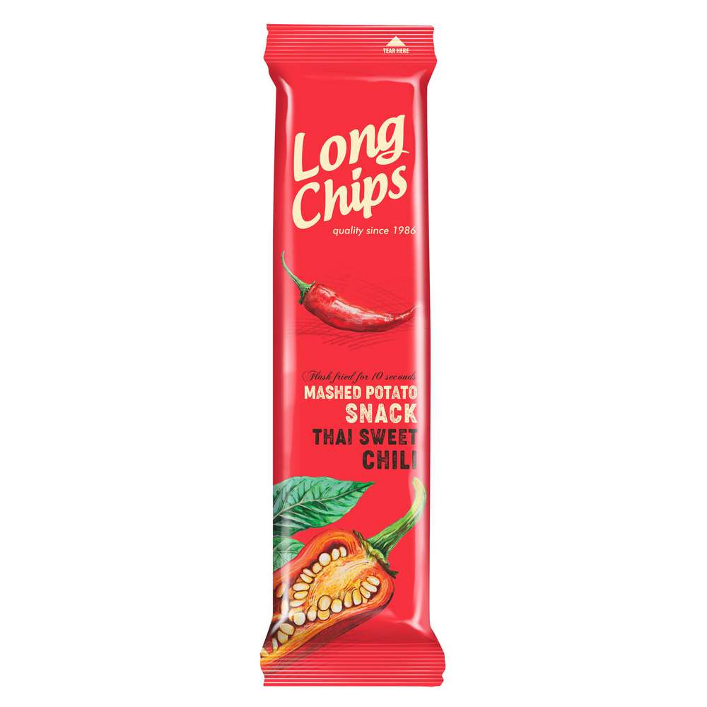 Produktabbildung Dovgan Long Chips, Thai Sweet Chilli