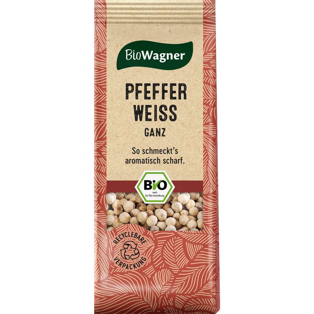 Produktabbildung Bio Wagner Bio Pfeffer weiß ganz