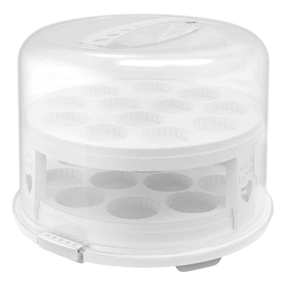 Produktabbildung Rotho Tortenglocke Fresh, weiß 26cm