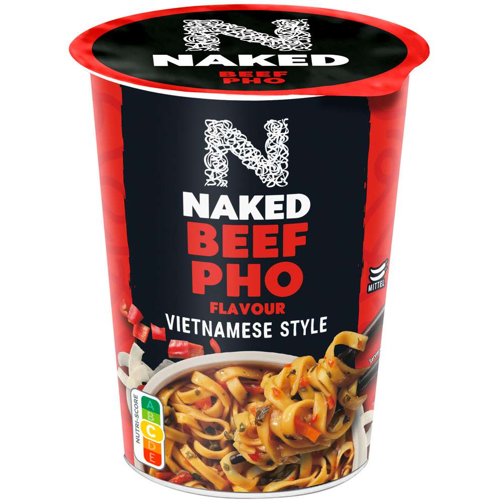 Produktabbildung Naked Thailändische Nudeln, Beef Pho