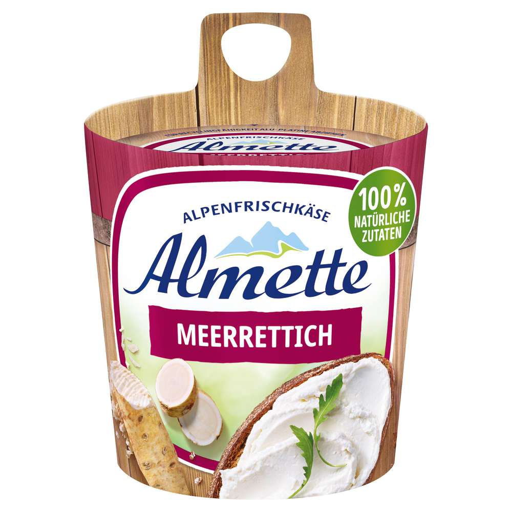 Produktabbildung Almette Frischkäse, Meerrettich