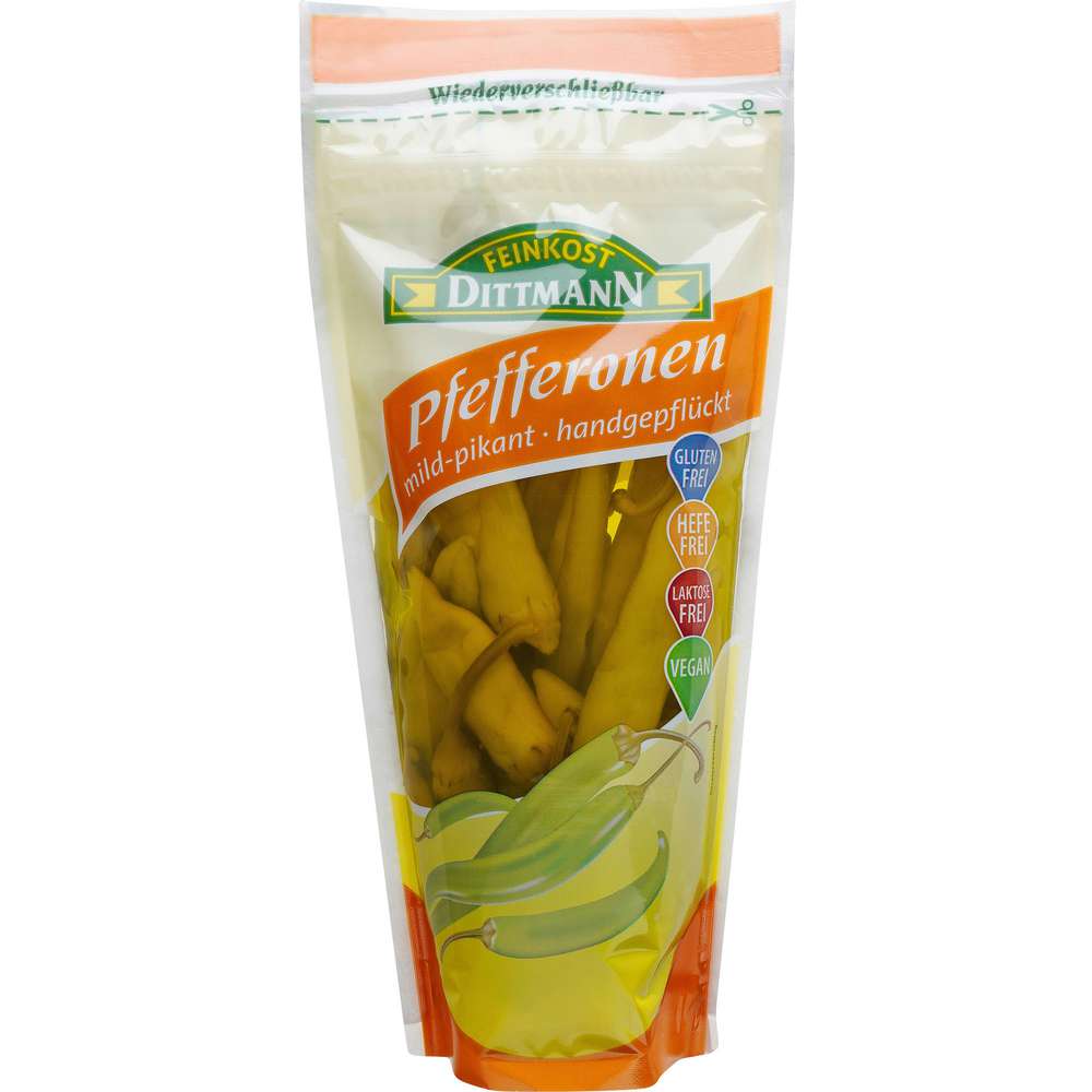 Produktabbildung Feinkost Dittmann Pfefferonen, mild