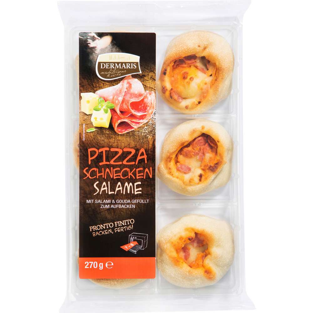 Produktabbildung Dermaris Pizza-Schnecken Salame