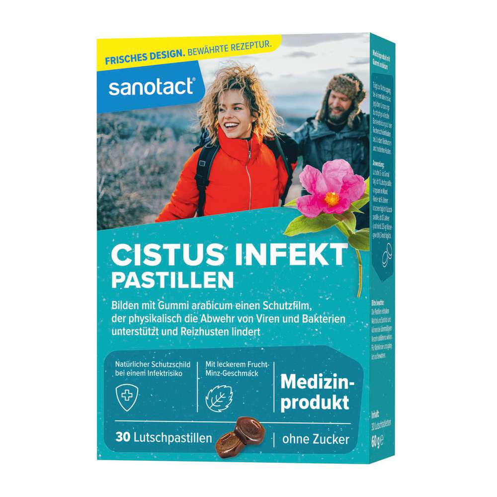 Produktabbildung sanotact Pastillen Cistus-Infekt