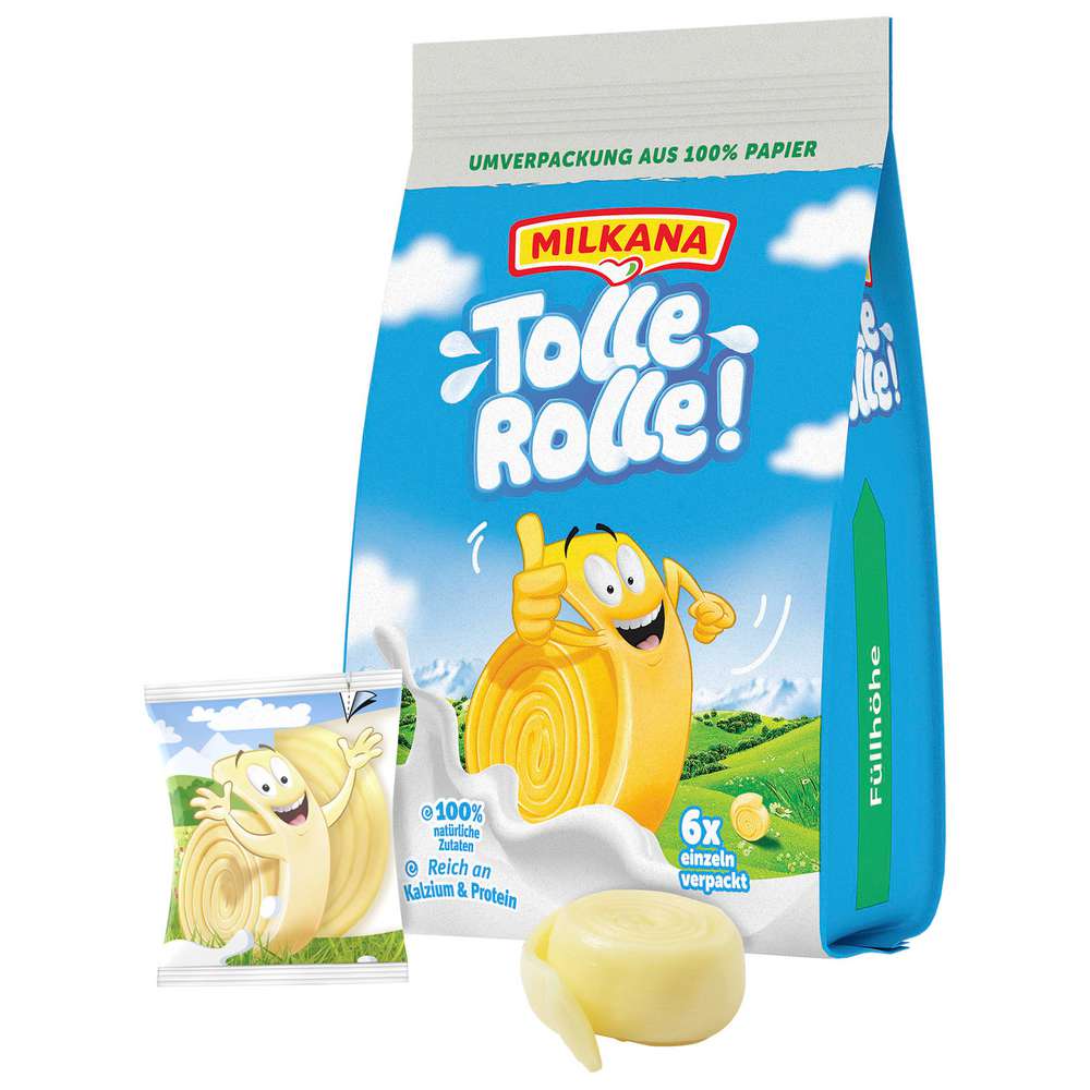 Produktabbildung Milkana Mozzarella-Snack Tolle Rolle