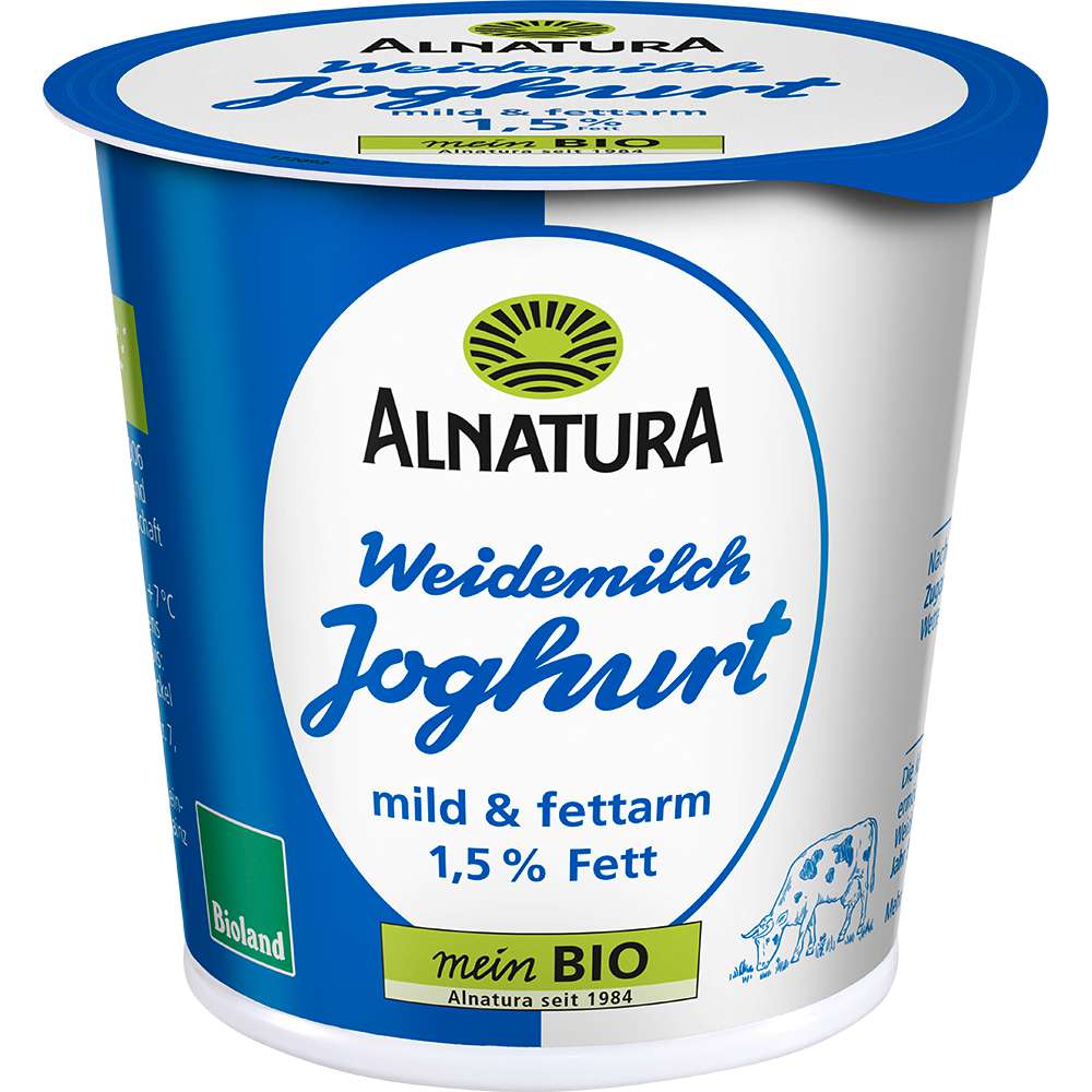 Produktabbildung Alnatura Bio Joghurt mild 1,5% Fett