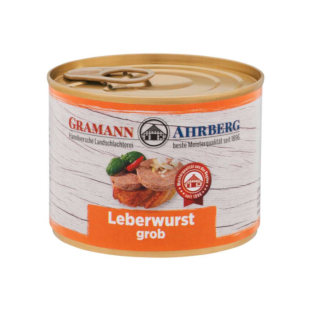 Produktabbildung Gramann & Ahrberg Leberwurst, grob