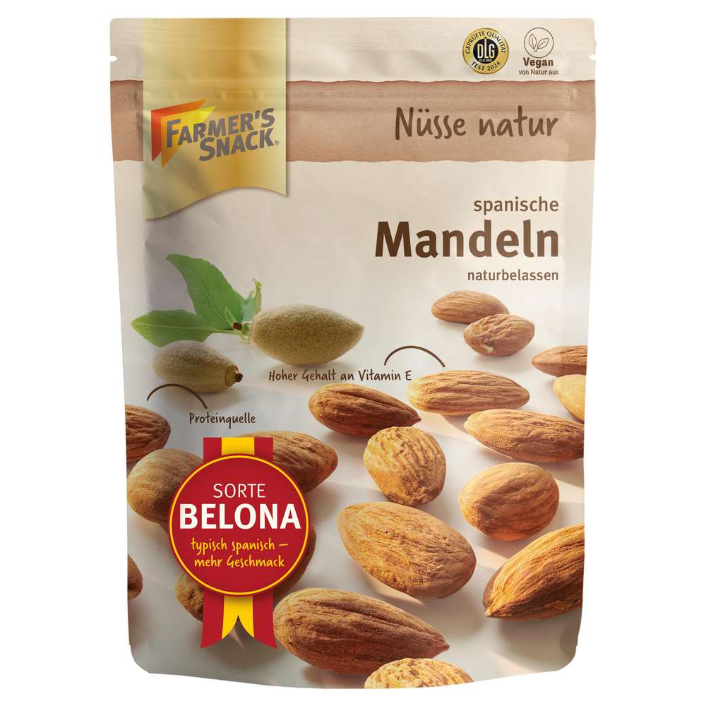 Produktabbildung Farmer's Snack Mandeln braun