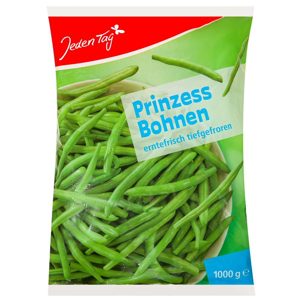 Produktabbildung Jeden Tag Prinzessbohnen, tiefgekühlt