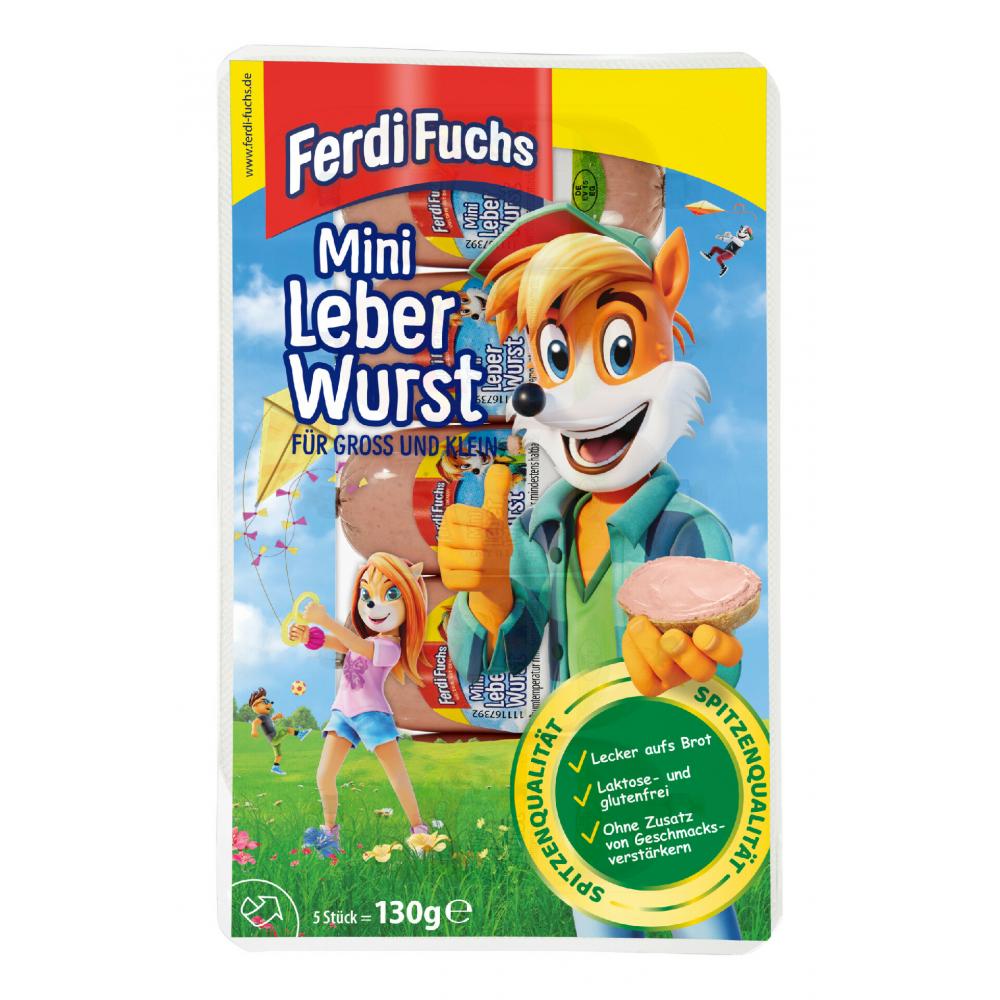 Produktabbildung keine Marke Ferdi Fuchs Mini Leber Wurst, 130 g
