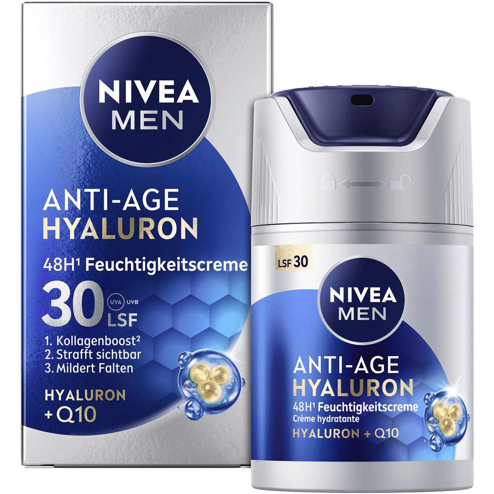 Produktabbildung Nivea Men Anti Age Hyaluron Feuchtigkeitscreme