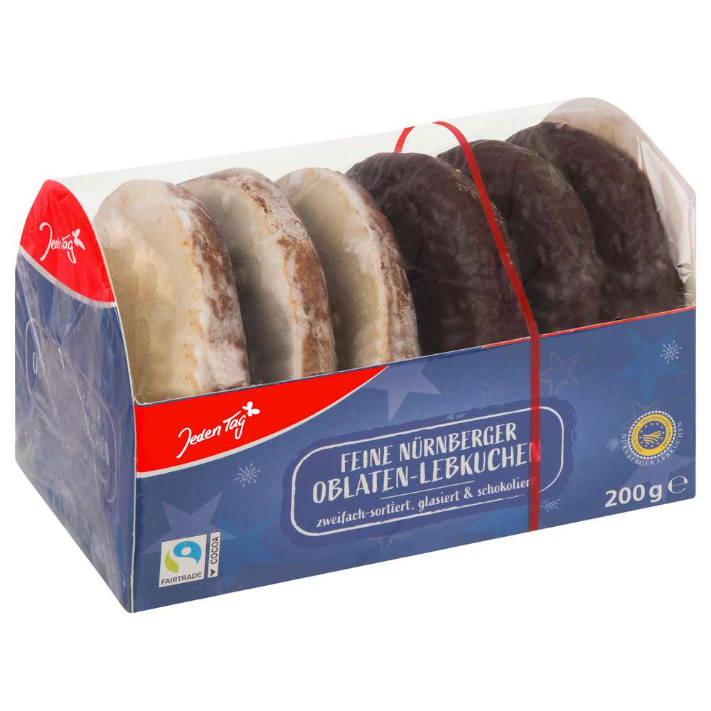 Produktabbildung Jeden Tag Oblaten-Lebkuchen, zweifach-sortiert