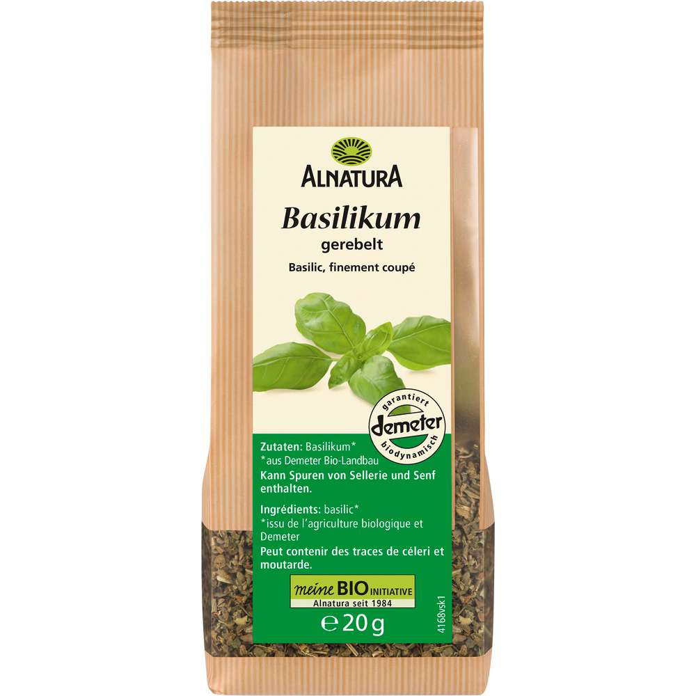 Produktabbildung Alnatura Bio Basilikum, gerebelt