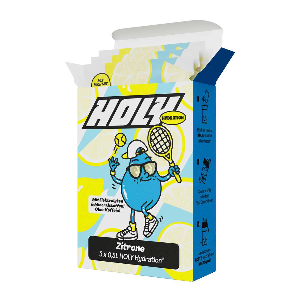 Produktabbildung HOLY Energy Pulver 3er Box Zitrone