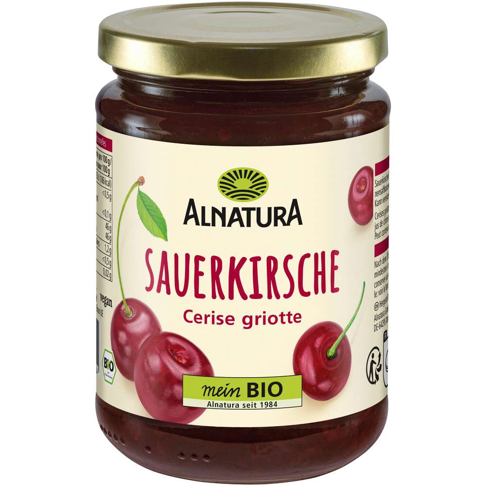 Produktabbildung Alnatura Bio Fruchtaufstrich, Sauerkirsche