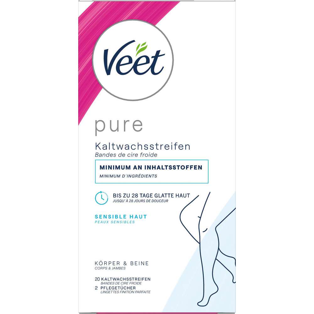 Produktabbildung Veet Kaltwachsstreifen, Sensitive