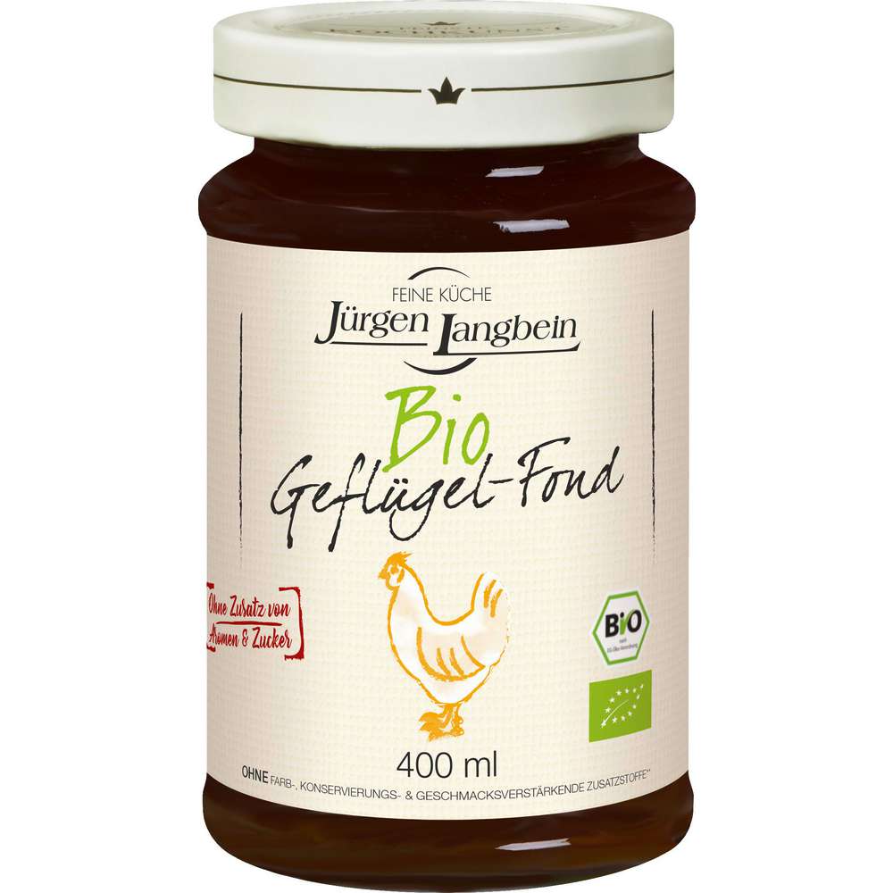 Produktabbildung Jürgen Langbein Bio Fond Geflügel