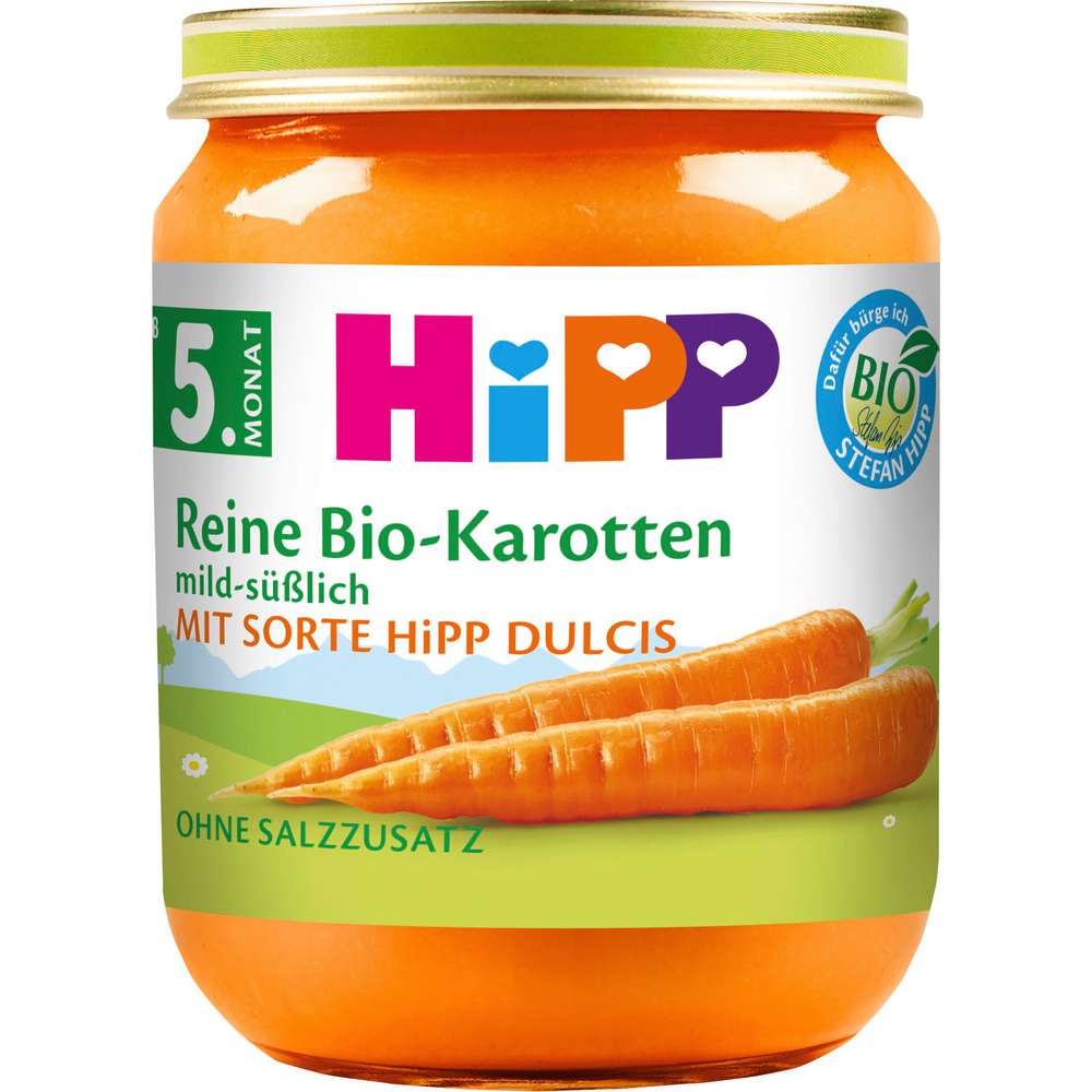 Produktabbildung Hipp Babynahrung Gemüse, Frühkarotte