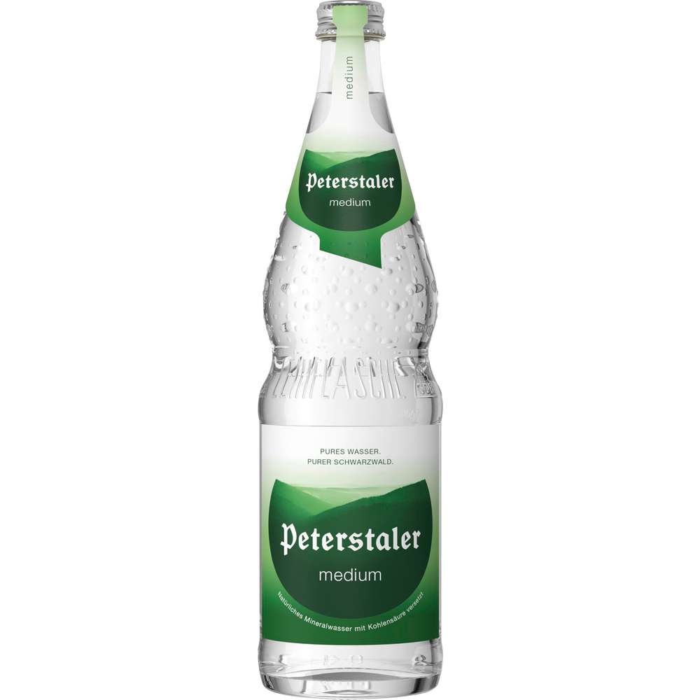 Produktabbildung Peterstaler Quelle Mineralwasser, Medium