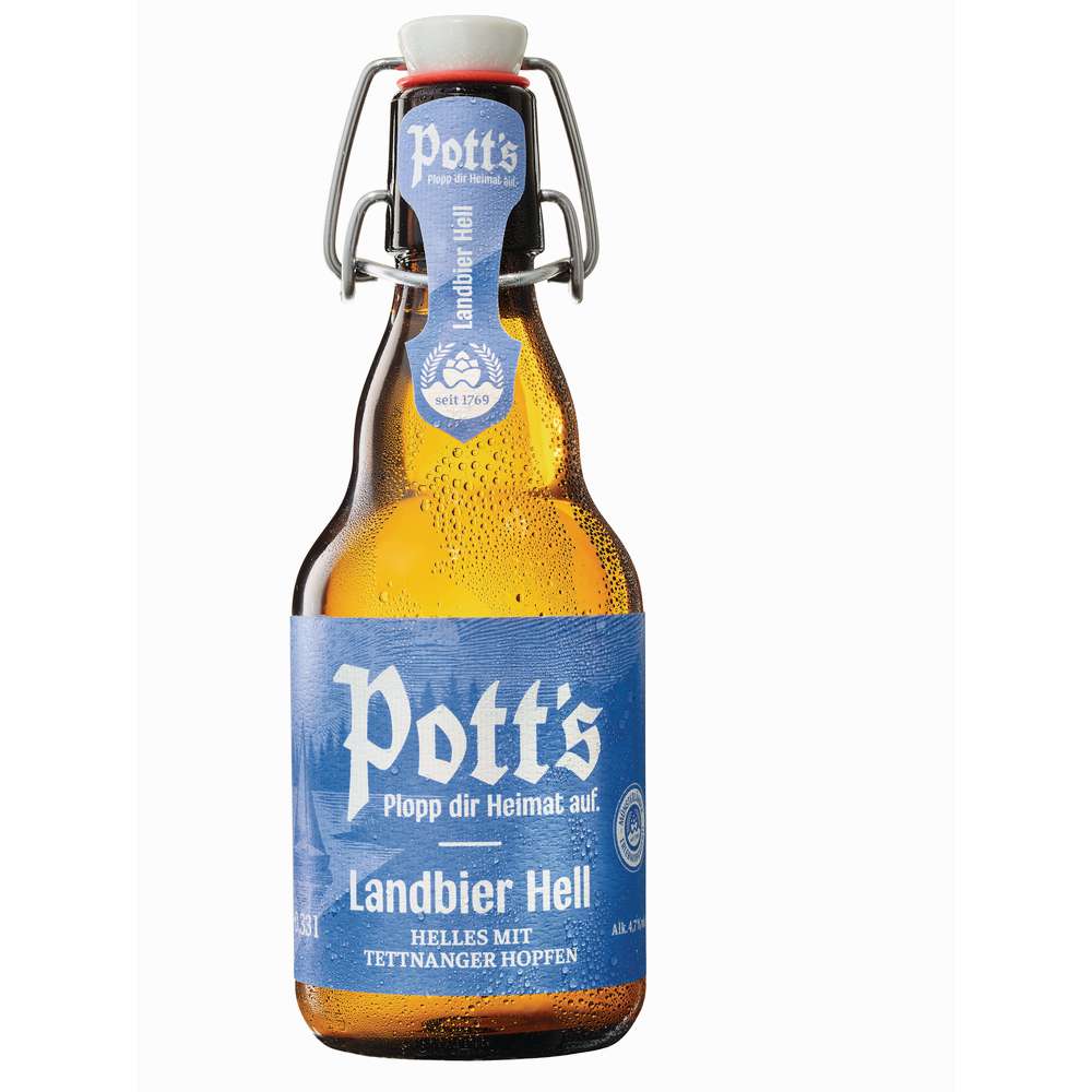 Produktabbildung Potts Landbier Hell 4,7%