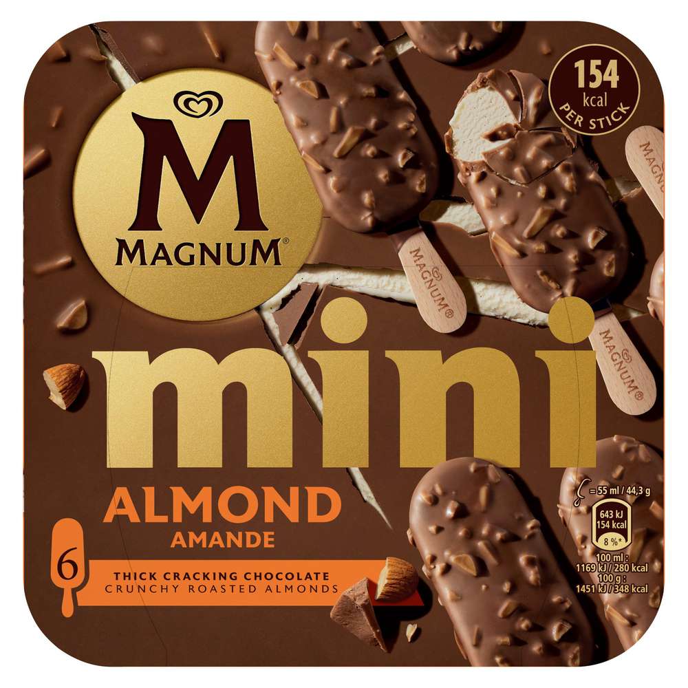 Produktabbildung Magnum Stiel-Eis Mini, Mandel