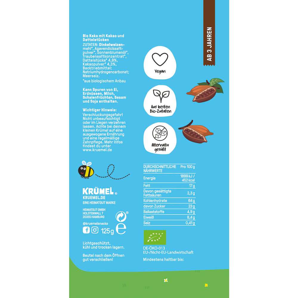 Produktabbildung Krümel Peppa Pig Kekse, Kakao