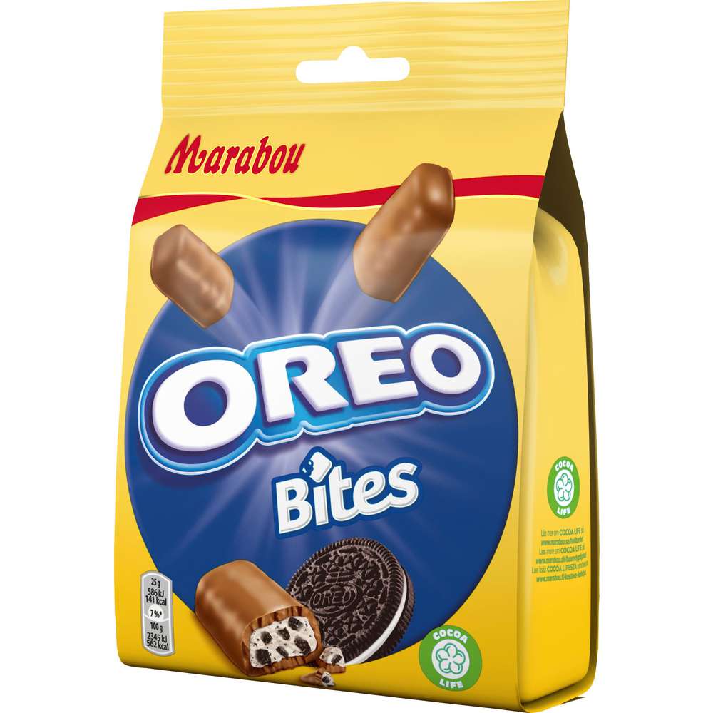 Produktabbildung Marabou Oreo Bites Schokoladen-Snacks