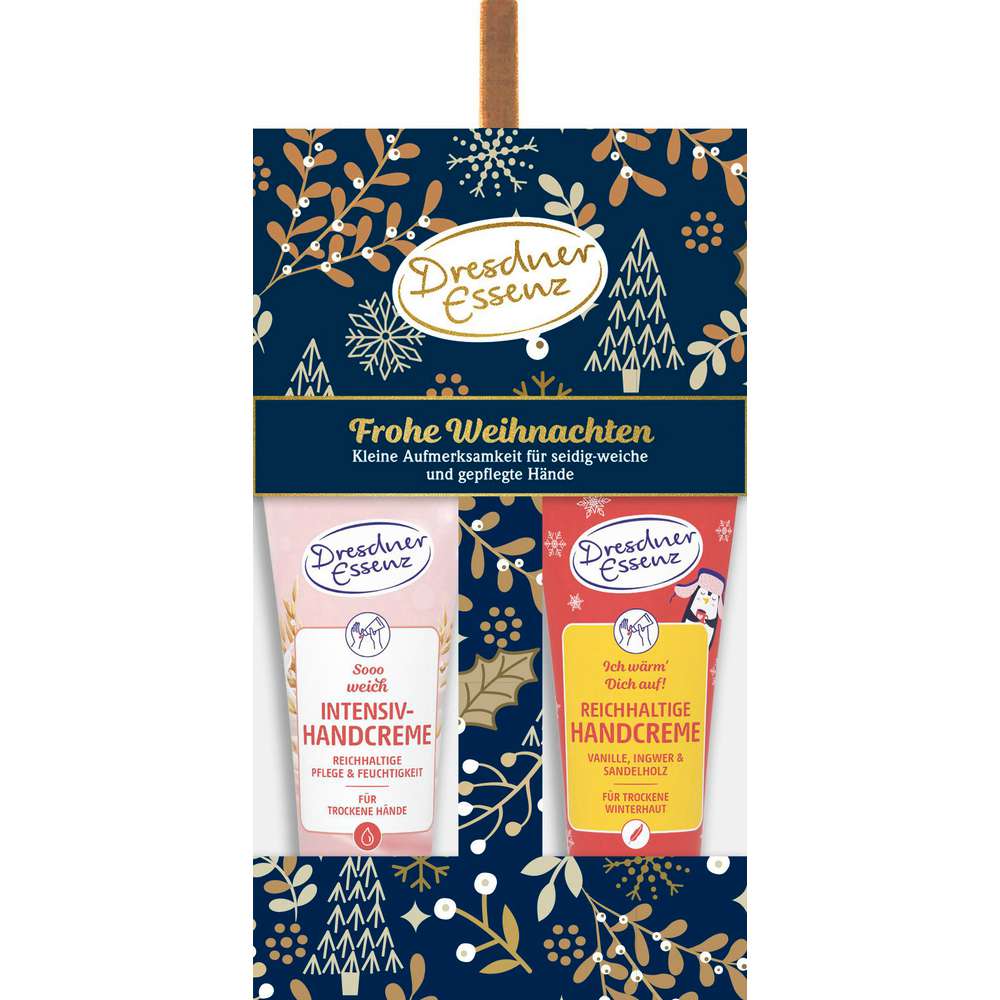 Produktabbildung Dresdner Essenz Geschenkset Baumanhänger Handcremes